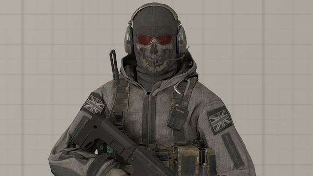 Steam Workshop::Call of Duty Modern Warfare 2 Remastered Ghost (Ragdoll)
